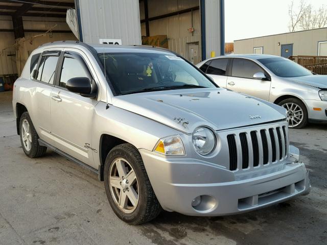 1J4NF4FB3AD560121 - 2010 JEEP COMPASS SP SILVER photo 1