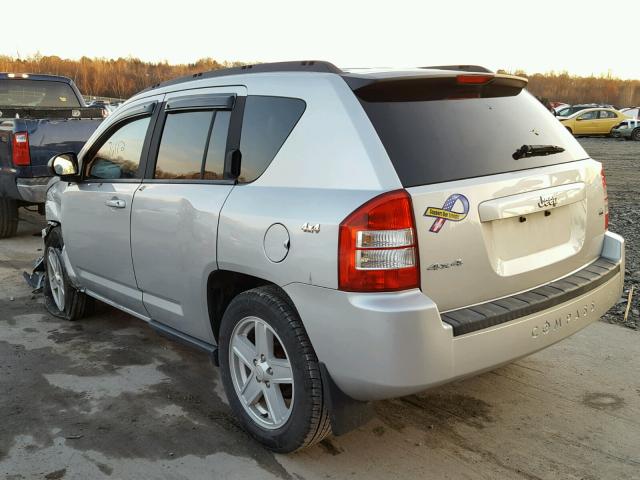 1J4NF4FB3AD560121 - 2010 JEEP COMPASS SP SILVER photo 3