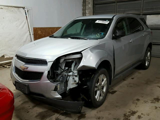 2GNALBEK9C1246160 - 2012 CHEVROLET EQUINOX LS SILVER photo 2