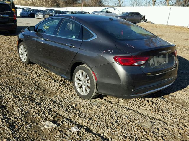 1C3CCCCB2FN593797 - 2015 CHRYSLER 200 C SILVER photo 3