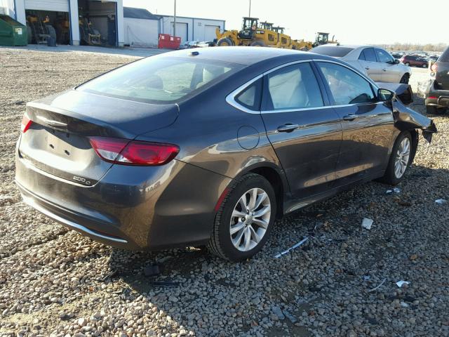 1C3CCCCB2FN593797 - 2015 CHRYSLER 200 C SILVER photo 4