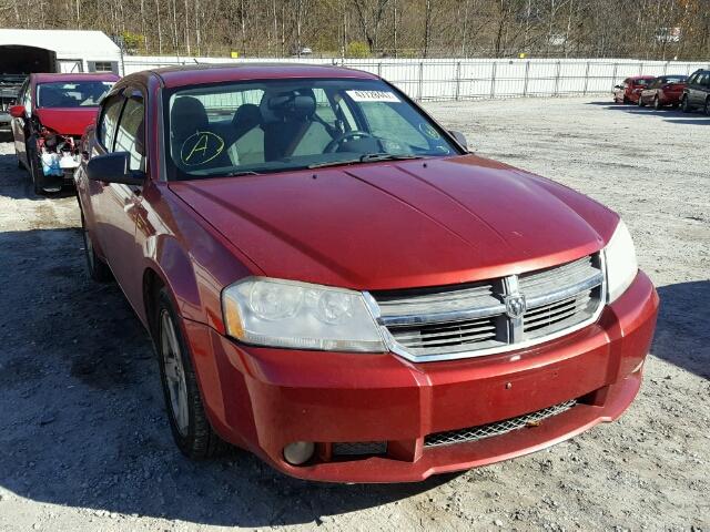 1B3LC56RX8N625397 - 2008 DODGE AVENGER SX MAROON photo 1