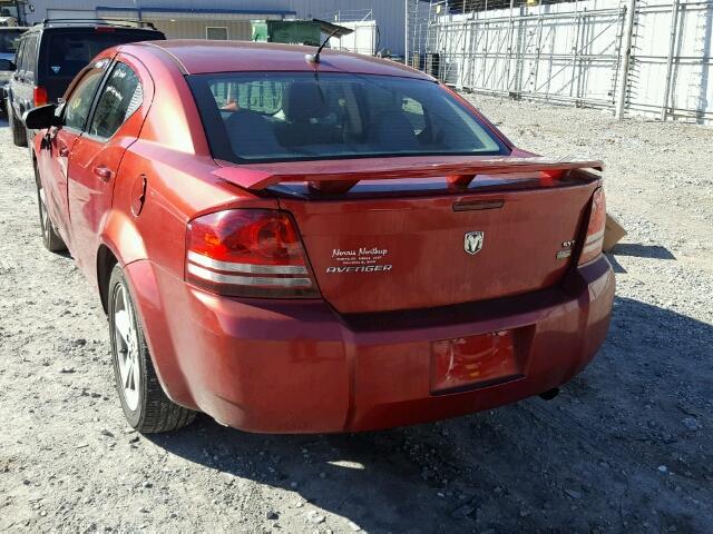 1B3LC56RX8N625397 - 2008 DODGE AVENGER SX MAROON photo 3