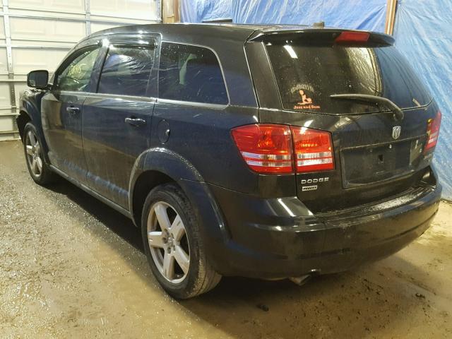 3D4GH57V59T606953 - 2009 DODGE JOURNEY SX BLACK photo 3