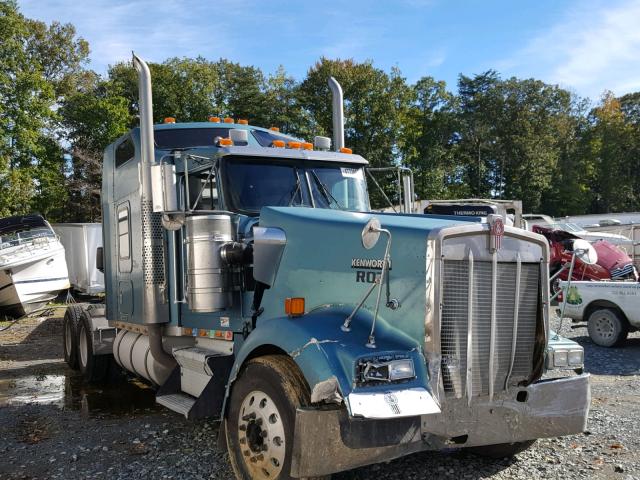 1XKWDR9X11J881410 - 2001 KENWORTH CONSTRUCTI BLUE photo 1