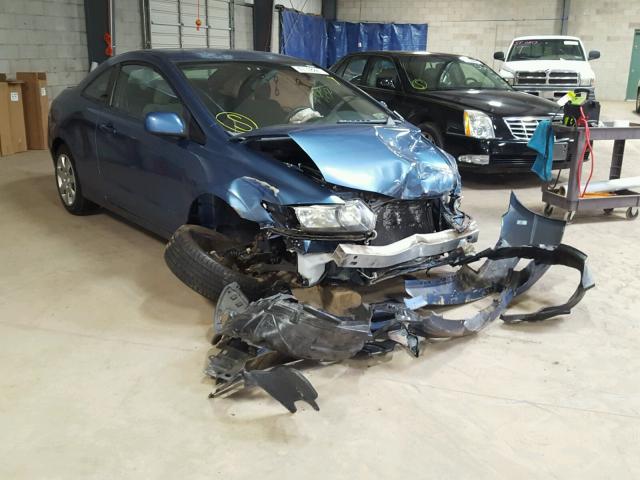 2HGFG12679H511826 - 2009 HONDA CIVIC LX BLUE photo 1