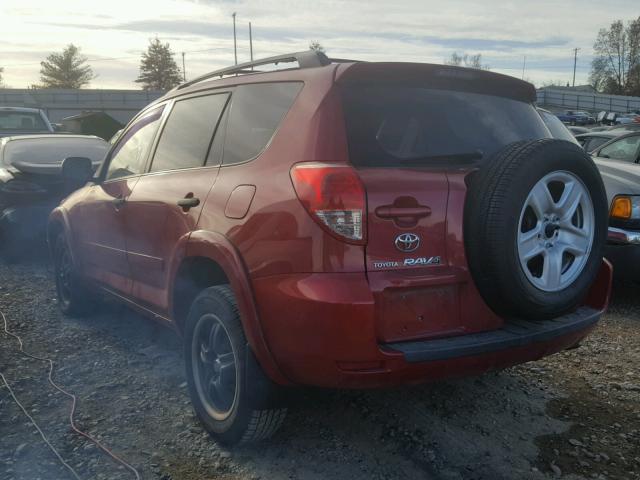 JTMZK33V986011033 - 2008 TOYOTA RAV4 RED photo 3