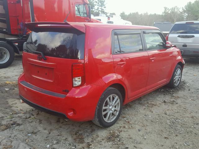 JTLZE4FE9FJ066749 - 2015 TOYOTA SCION XB Rojo foto 4