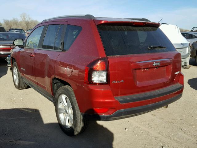 1C4NJDBBXFD240196 - 2015 JEEP COMPASS SP RED photo 3