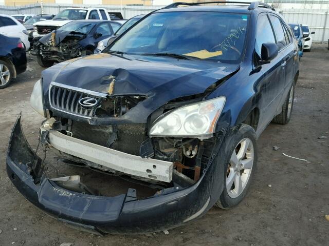 2T2HK31U18C073312 - 2008 LEXUS RX 350 BLACK photo 2