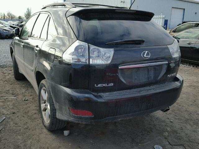 2T2HK31U18C073312 - 2008 LEXUS RX 350 BLACK photo 3