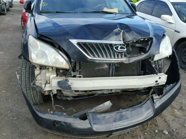 2T2HK31U18C073312 - 2008 LEXUS RX 350 BLACK photo 9