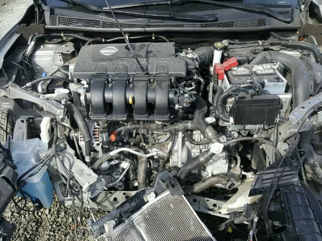 3N1AB7AP0EY236781 - 2014 NISSAN SENTRA S GRAY photo 7