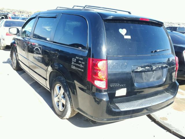 2C4RDGCG1CR241542 - 2012 DODGE GRAND CARA BLACK photo 3