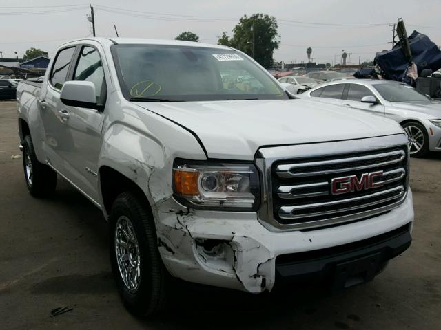 1GTG5CENXH1260658 - 2017 GMC CANYON SLE WHITE photo 1