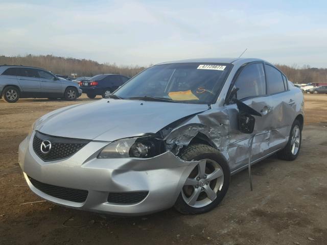 JM1BK12F461505178 - 2006 MAZDA 3 I SILVER photo 2