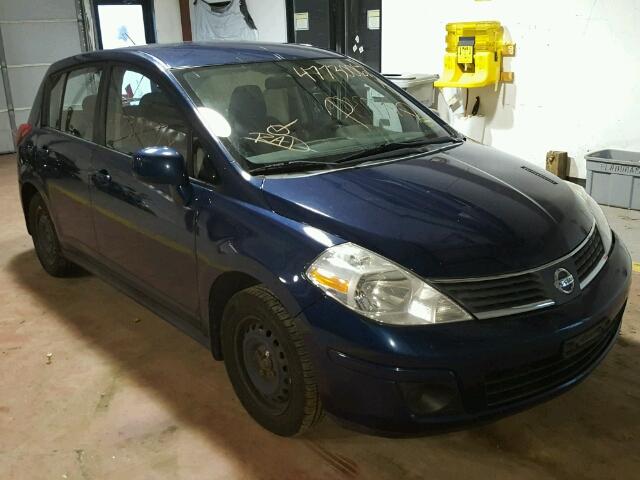 3N1BC13E78L364317 - 2008 NISSAN VERSA S BLUE photo 1