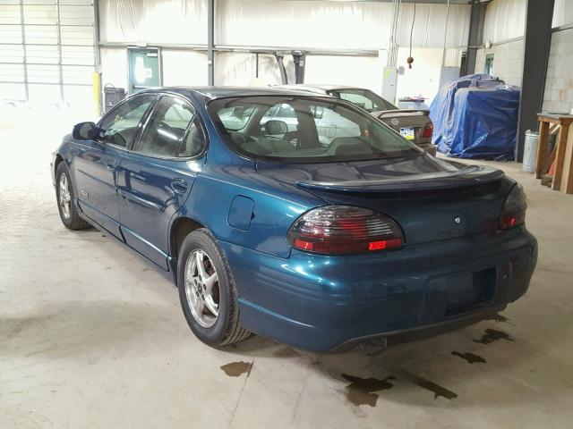 1G2WR52163F108079 - 2003 PONTIAC GRAND PRIX TEAL photo 3