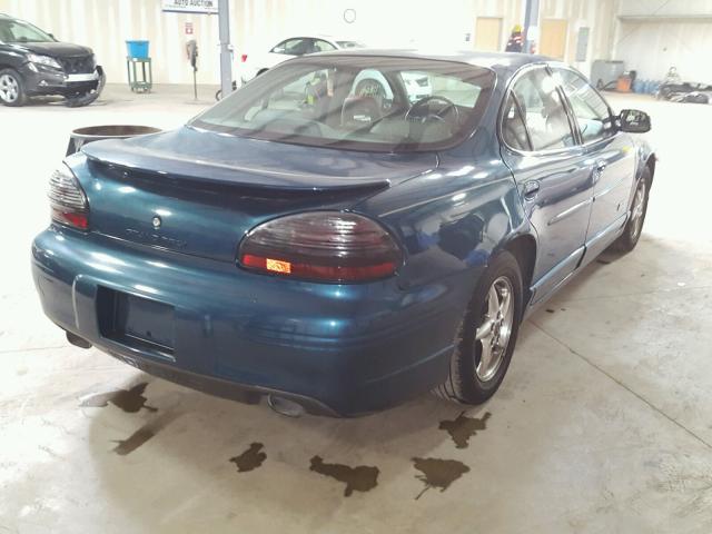 1G2WR52163F108079 - 2003 PONTIAC GRAND PRIX TEAL photo 4