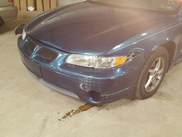 1G2WR52163F108079 - 2003 PONTIAC GRAND PRIX TEAL photo 9