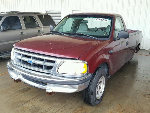 1FTDF17W9VLB88927 - 1997 FORD F150 RED photo 2