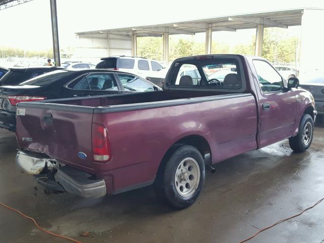 1FTDF17W9VLB88927 - 1997 FORD F150 RED photo 4