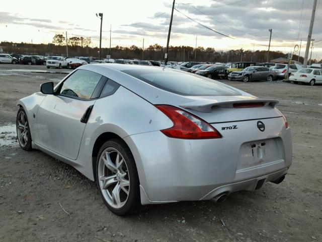 JN1AZ4EH8BM553008 - 2011 NISSAN 370Z BASE SILVER photo 3