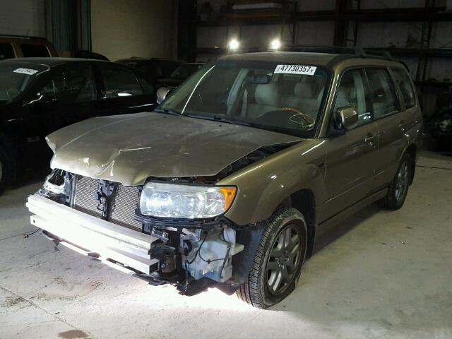 JF1SG67638H709171 - 2008 SUBARU FORESTER 2 TAN photo 2