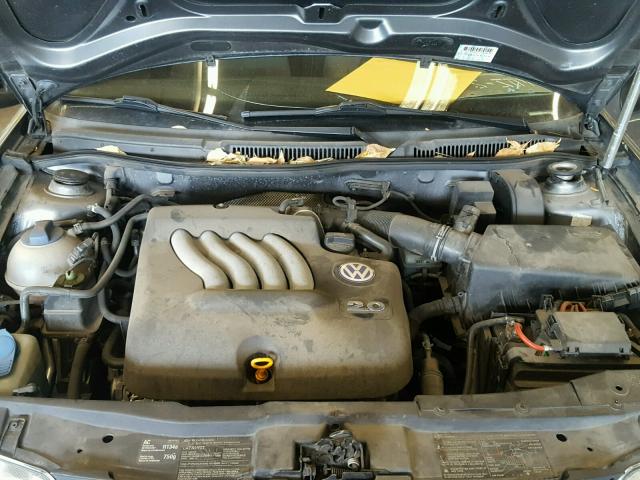 3VWSK69M34M019203 - 2004 VOLKSWAGEN JETTA GLS GRAY photo 7