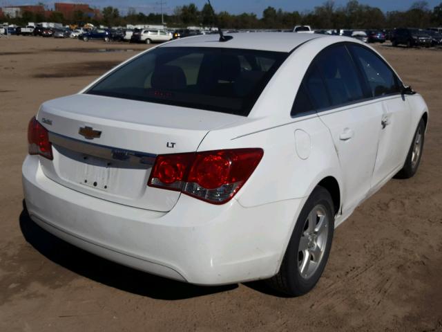 1G1PC5SB4E7436195 - 2014 CHEVROLET CRUZE LT WHITE photo 4