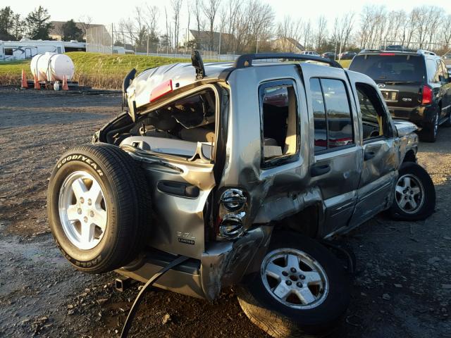 1J4GL58K94W100443 - 2004 JEEP LIBERTY LI BEIGE photo 4