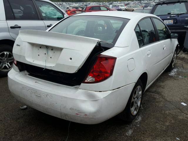 1G8AJ52F44Z220687 - 2004 SATURN ION LEVEL WHITE photo 4