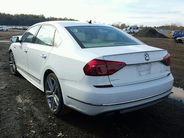 1VWDT7A36HC044120 - 2017 VOLKSWAGEN PASSAT R-L WHITE photo 3