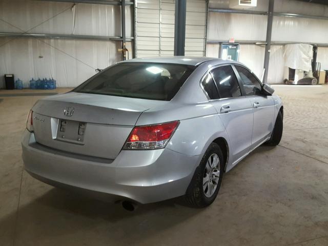 1HGCP264X8A088187 - 2008 HONDA ACCORD LXP SILVER photo 4