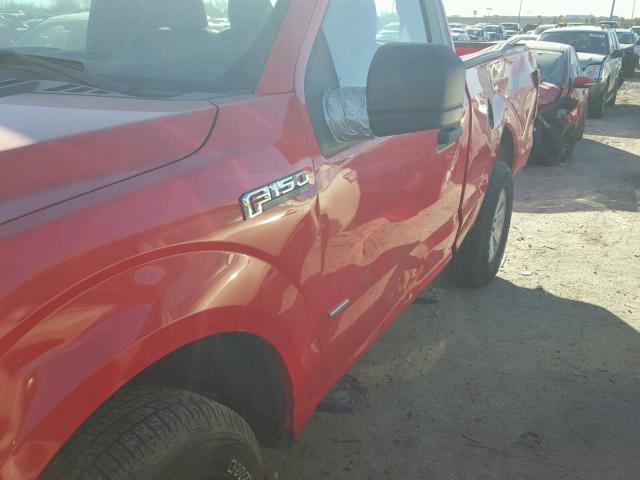 1FTMF1EP3HKE34778 - 2017 FORD F150 RED photo 8