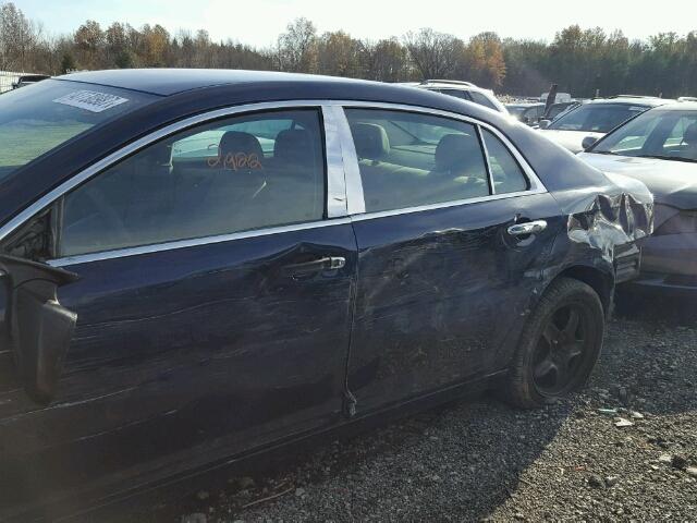 1G1ZG57B694223343 - 2009 CHEVROLET MALIBU LS BLUE photo 10