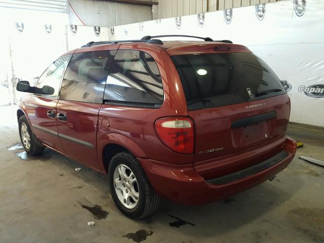 1D4GP25R53B283911 - 2003 DODGE CARAVAN SE BURGUNDY photo 3