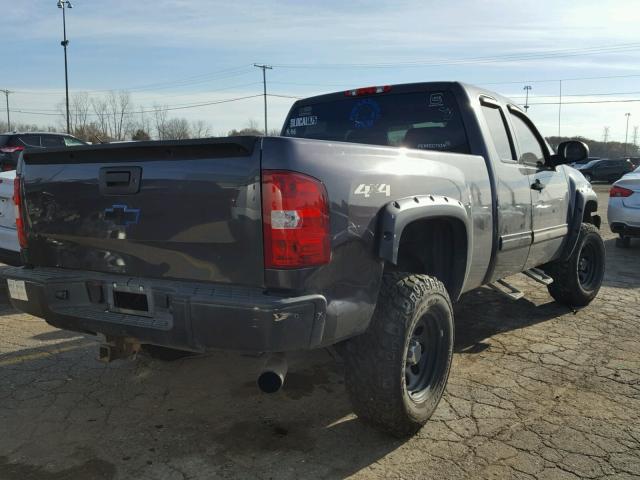 1GCSKSE36AZ164738 - 2010 CHEVROLET SILVERADO CHARCOAL photo 4