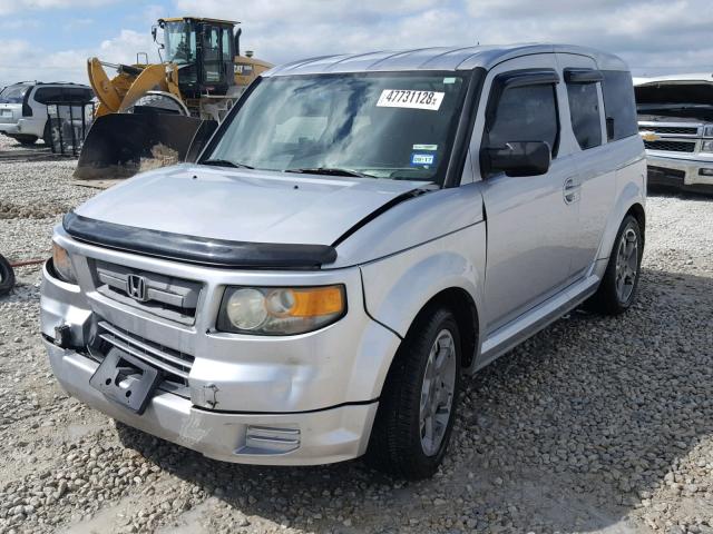 5J6YH18918L002526 - 2008 HONDA ELEMENT SC SILVER photo 2