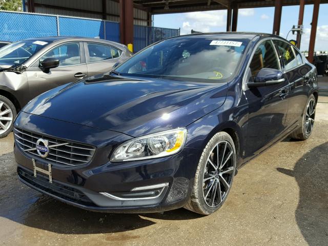 YV126MFK6G2397651 - 2016 VOLVO S60 PREMIE BLUE photo 2