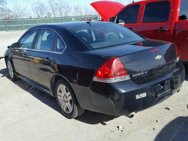 2G1WB5E33E1126006 - 2014 CHEVROLET IMPALA LIM BLACK photo 3