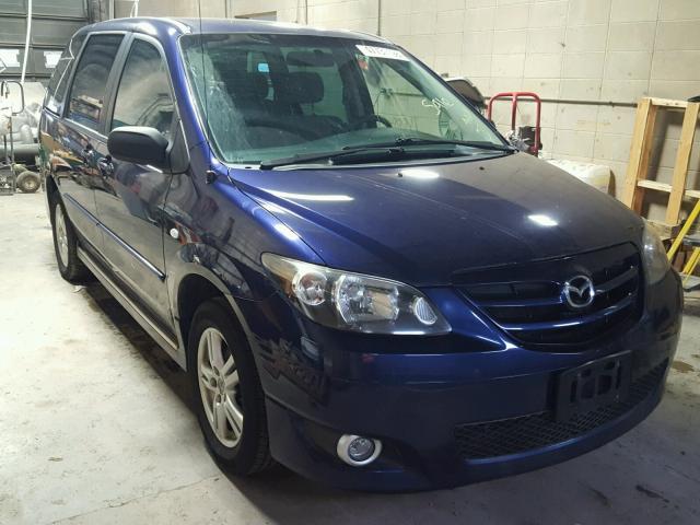 JM3LW28A460562651 - 2006 MAZDA MPV WAGON BLUE photo 1