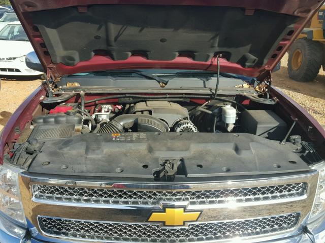 3GCPCSEA4DG233013 - 2013 CHEVROLET SILVERADO BURGUNDY photo 7