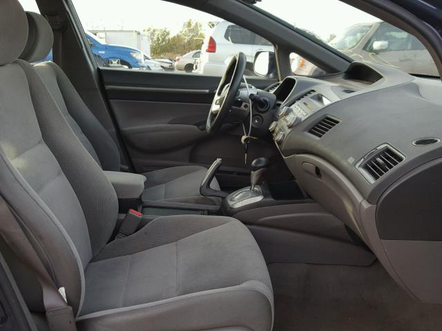 1HGFA16898L083546 - 2008 HONDA CIVIC EX 蓝色 照片 5