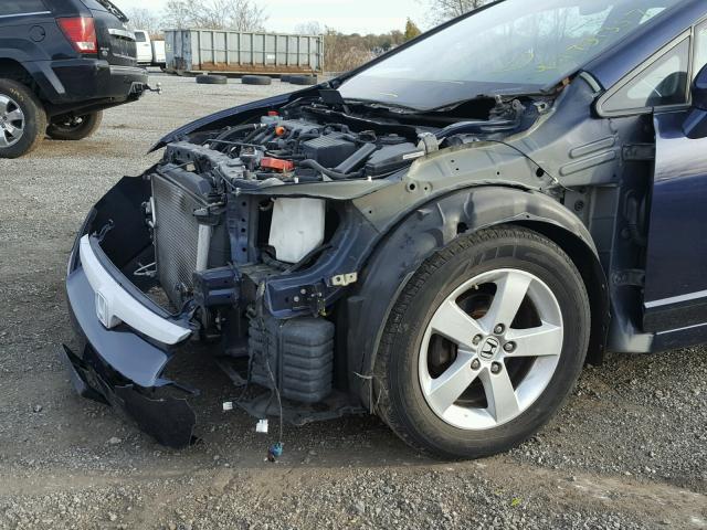 1HGFA16898L083546 - 2008 HONDA CIVIC EX 蓝色 照片 9