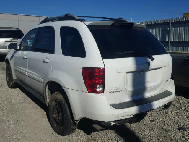 2CKDL73F066122089 - 2006 PONTIAC TORRENT WHITE photo 3