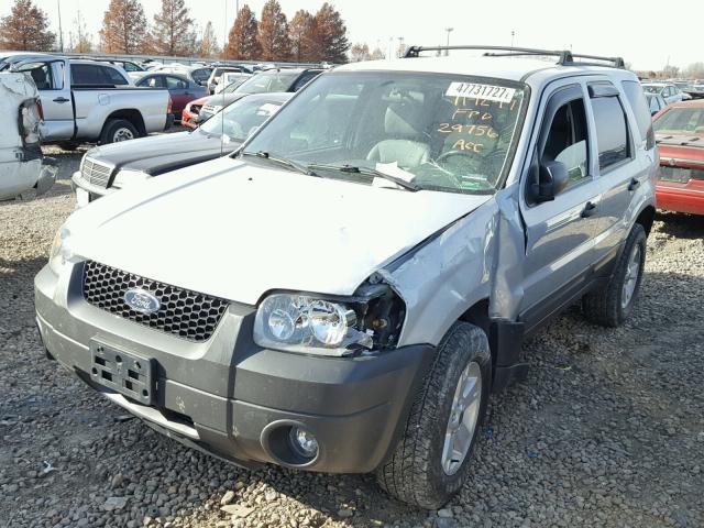 1FMYU93115KD29295 - 2005 FORD ESCAPE XLT SILVER photo 2