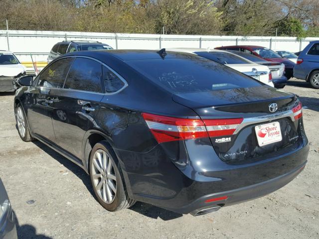 4T1BK1EB3EU132281 - 2014 TOYOTA AVALON BAS BLACK photo 3