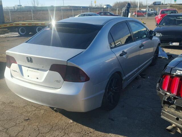 2HGFA15206H016244 - 2006 HONDA CIVIC DX SILVER photo 4