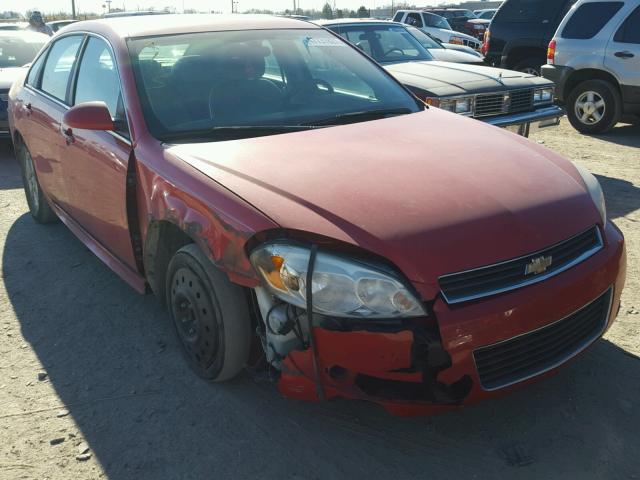 2G1WB5EK5A1171949 - 2010 CHEVROLET IMPALA LT RED photo 1